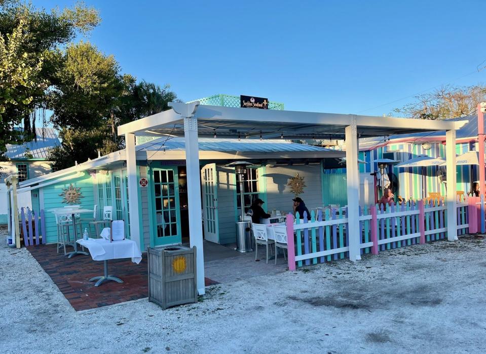 Sunshine Seafood Café reopened on Captiva 14 months after being damaged by Hurricane Ian.