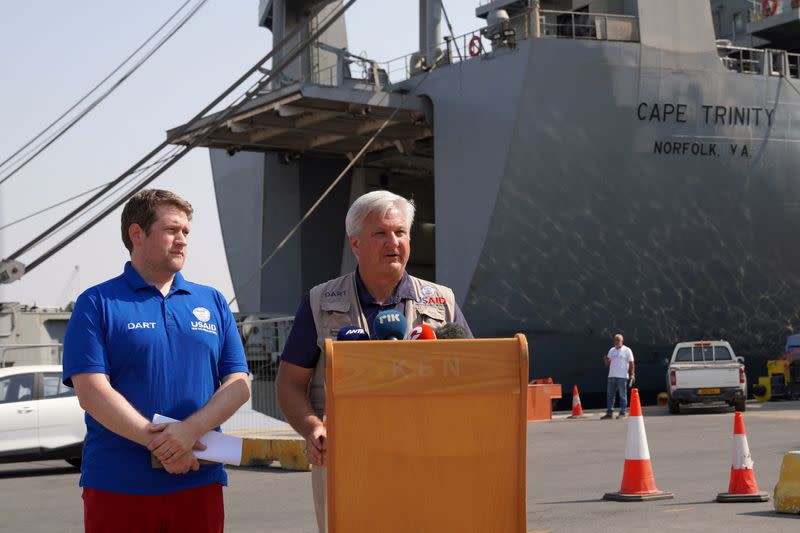 USAID briefing at Larnaca Port