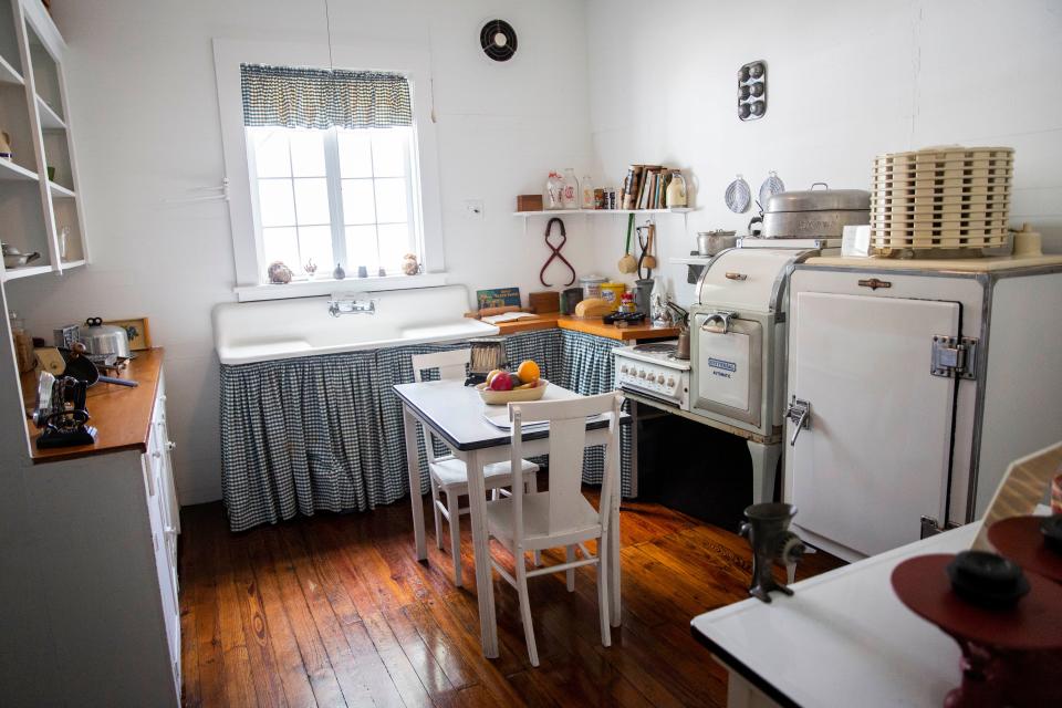 The kitchen at Historic Palm Cottage in Naples, photographed on Thursday, February 20, 2020. 