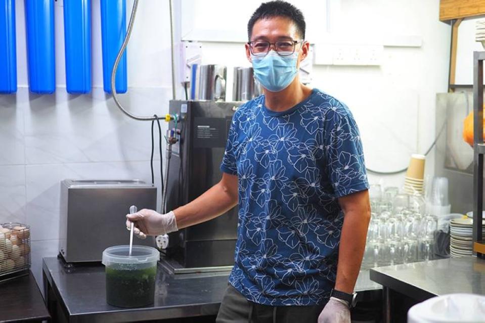 Daniel Chong's experimentation for two years has led to this excellent bowl of 'cendol'