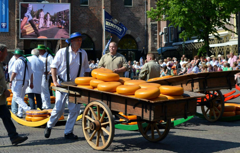 Alkmaar, la subasta de quesos que perdura en el tiempo