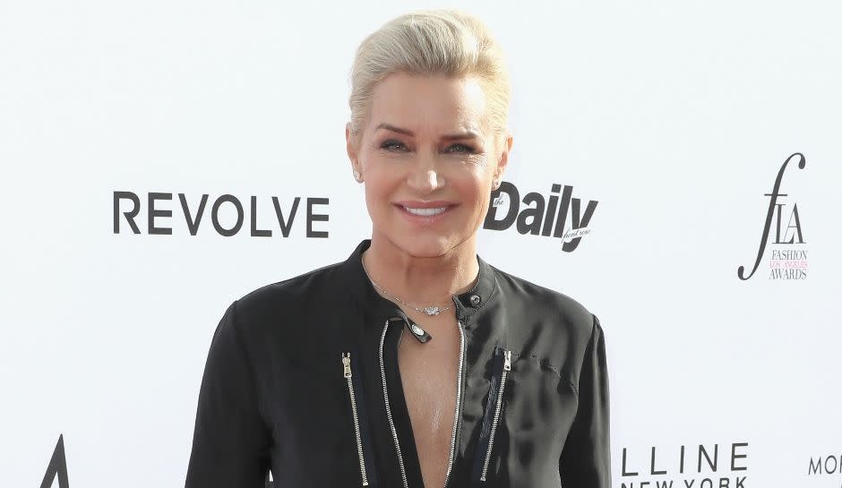 Yolanda Hadid is showing off her butt in a thong at 52-years-old