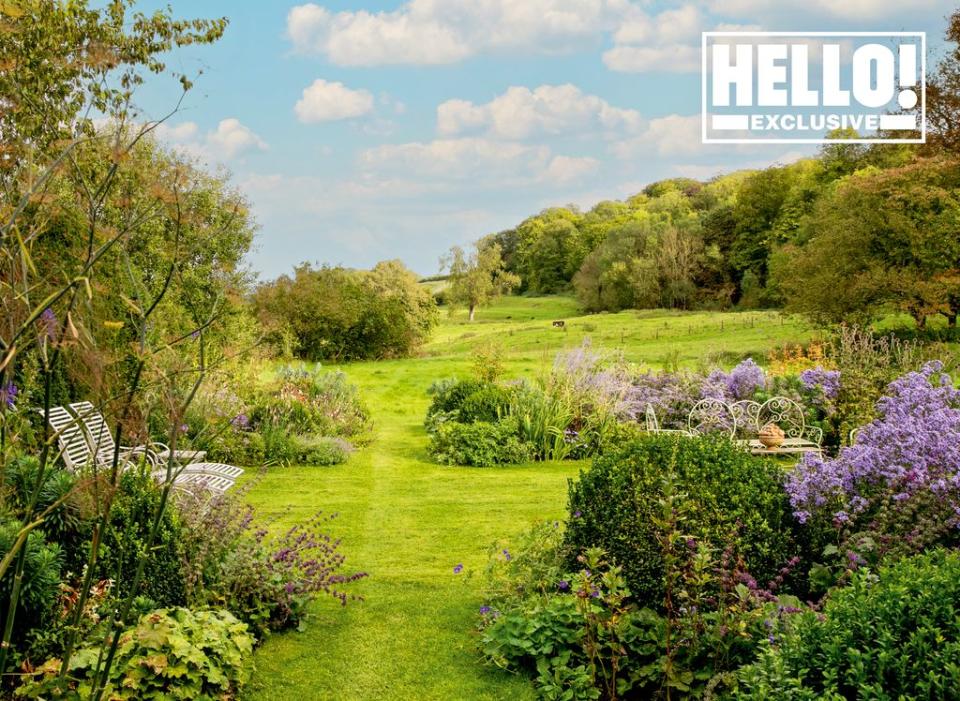 Conran family home view of amazing garden