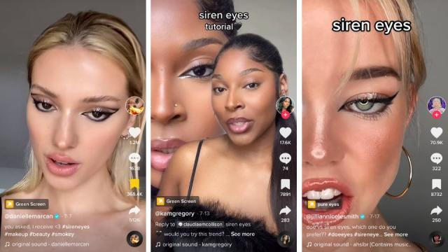 TikTok's New 'Siren Eyes' Trend Is a Sexy Take on the Smoky Eye