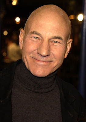 Patrick Stewart at the LA premiere of Dreamworks' and Warner Brothers' The Time Machine