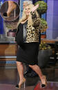 <h2>Jessica Simpson isn’t letting her pregnancy get in the way of her chic style. During an appearance on "<a href="http://ellen.warnerbros.com/2012/03/a_very_pregnant_jessica_simpson_0313.php" rel="nofollow noopener" target="_blank" data-ylk="slk:The Ellen Show;elm:context_link;itc:0;sec:content-canvas" class="link ">The Ellen Show</a>" this week, the singer --- who recently admitted she <a href="http://yhoo.it/wzExV2" rel="nofollow noopener" target="_blank" data-ylk="slk:weighed 170 lb.;elm:context_link;itc:0;sec:content-canvas" class="link ">weighed 170 lb.</a> when she shot her racy Elle cover --- donned six-inch heels. In a conversation with Jay Leno, Simpson admitted: "We're waddling at this point. I'm wearing six-inch heels today, and it's a lot of weight to carry on six inches."</h2>