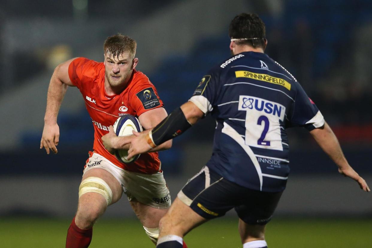 Rare sight: Kruis in action against Sale during an injury-hit season: Alex Livesey/Getty Images