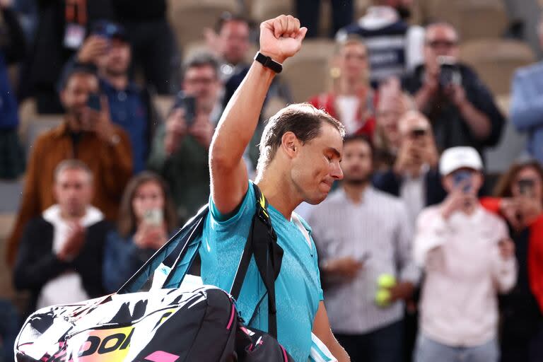 Rafael Nadal, el máximo ganador, se fue en primera ronda, aunque bendecido por una ovación