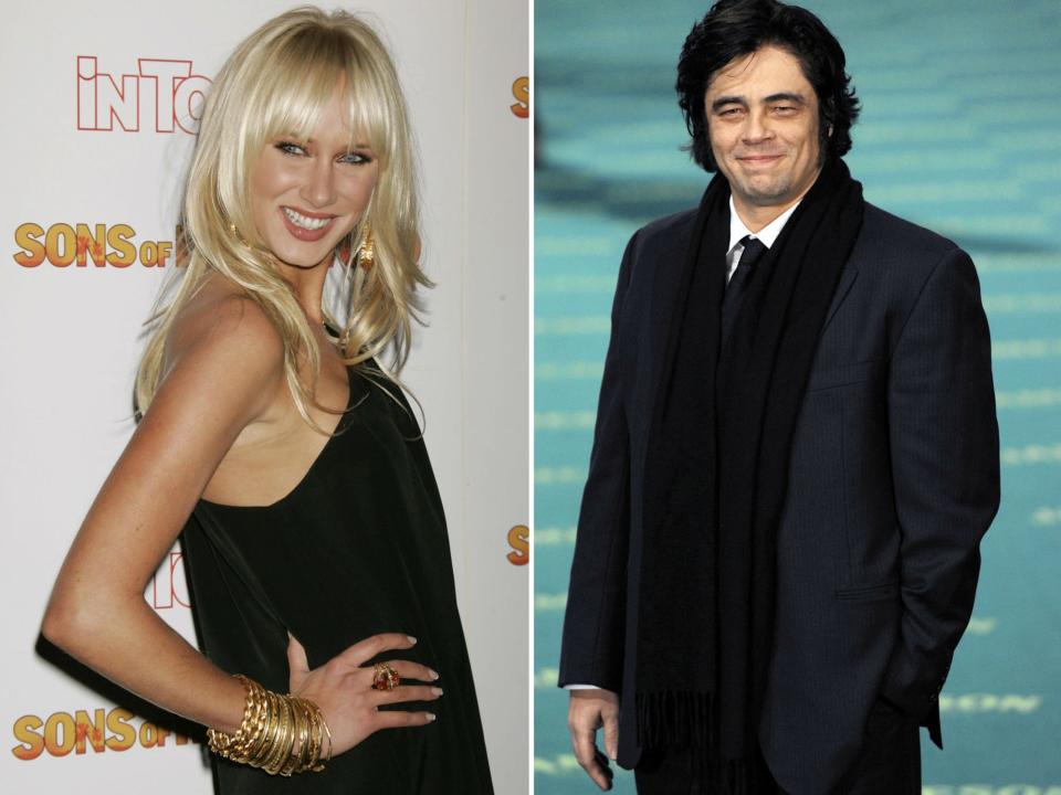 Kimberly Stewart and Benicio del Toro