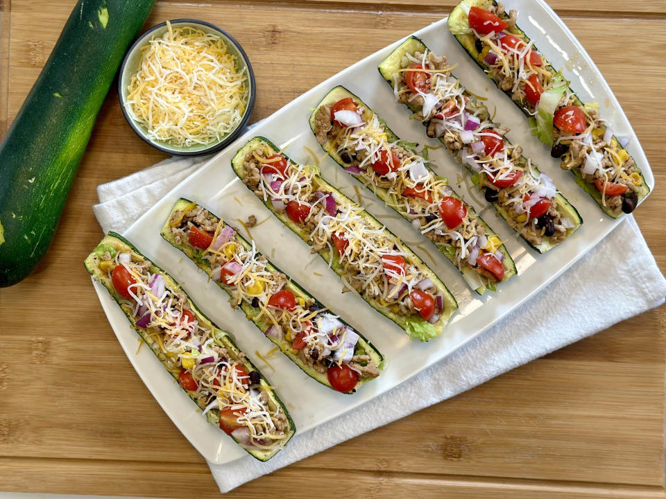 Zucchini Boat Tacos (Joy Bauer )