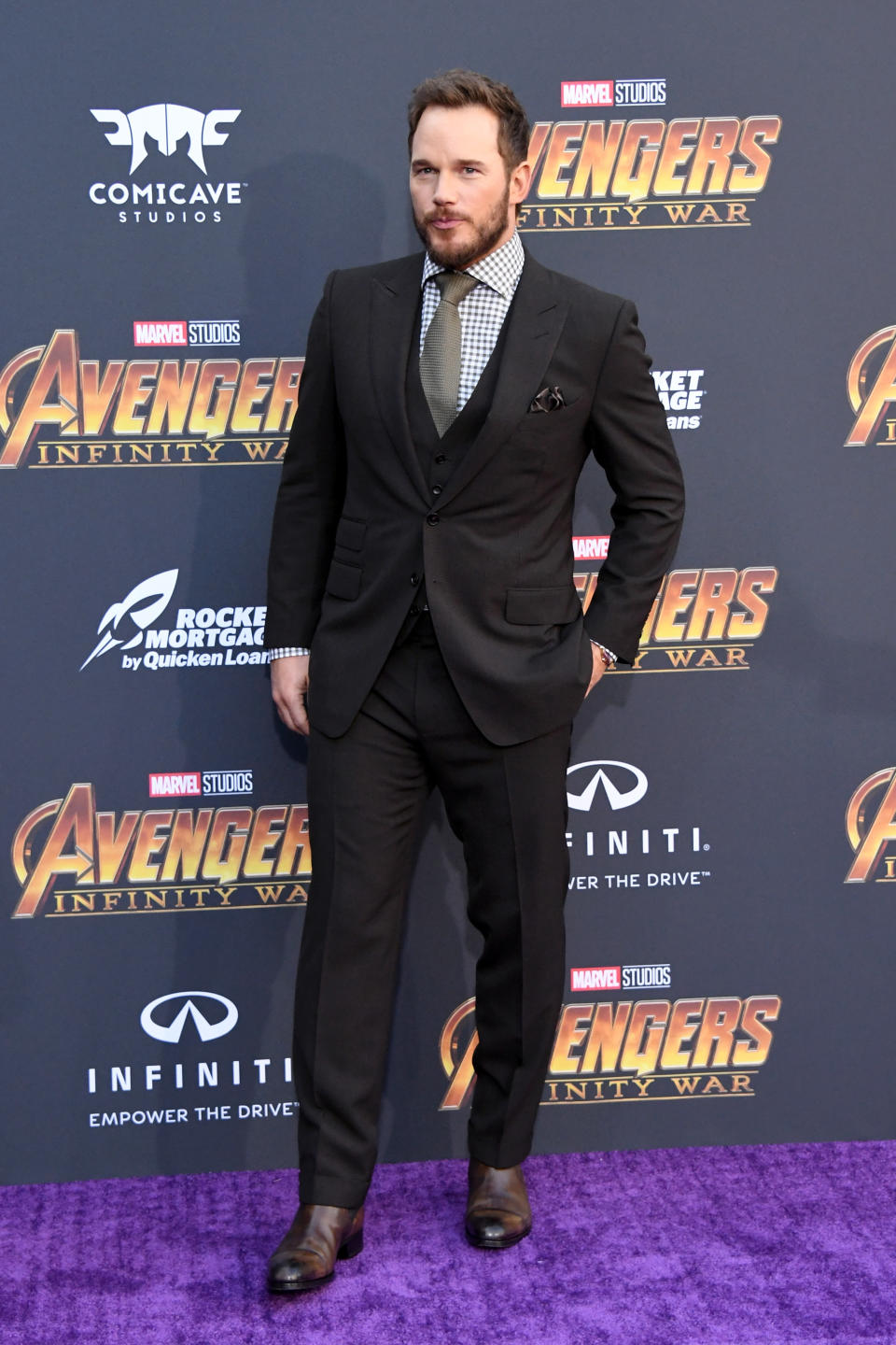 Chris Pratt at the LA premiere of ‘Avengers: Infinity War’