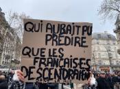 <p>"Qui aurait pu prédire que les Français.e.s descendraient dans la rue." (Photo Matthieu Brandely / Yahoo)</p> 