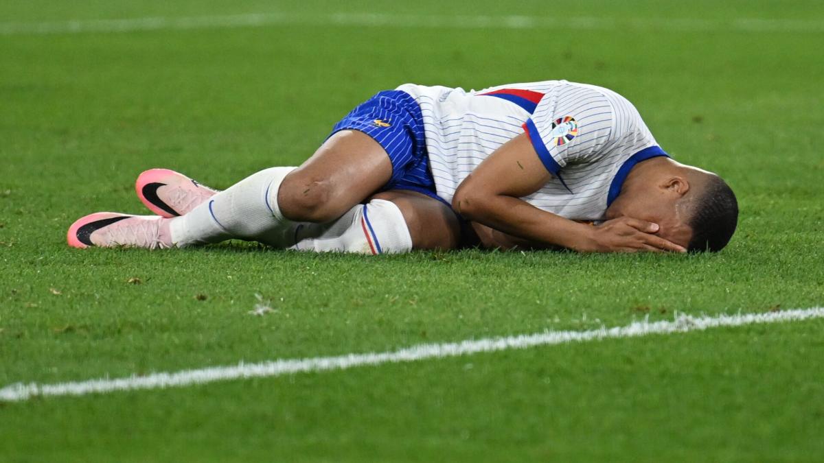 Update on Kylian Mbappe’s injury: Deschamps confirms a broken nose