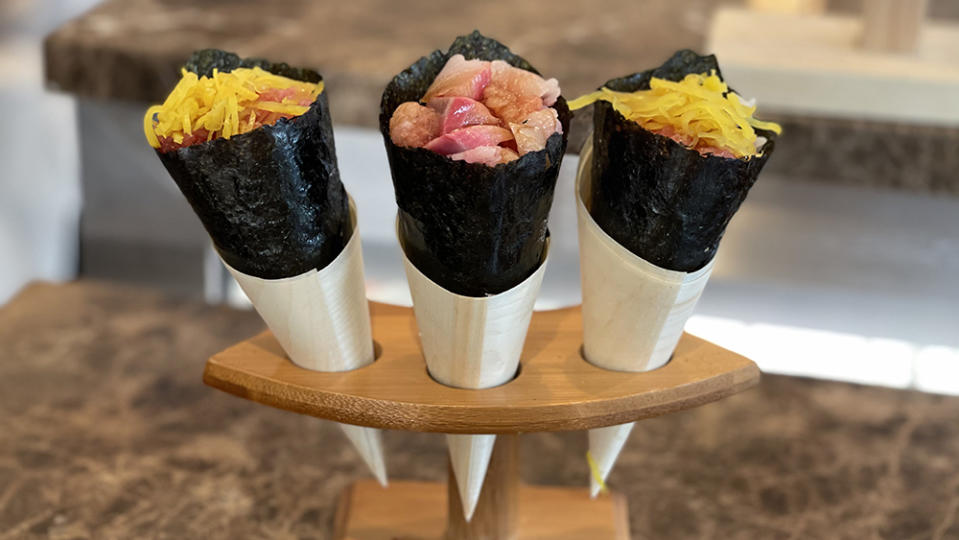 Hand rolls from Noz Market - Credit: Noz Market