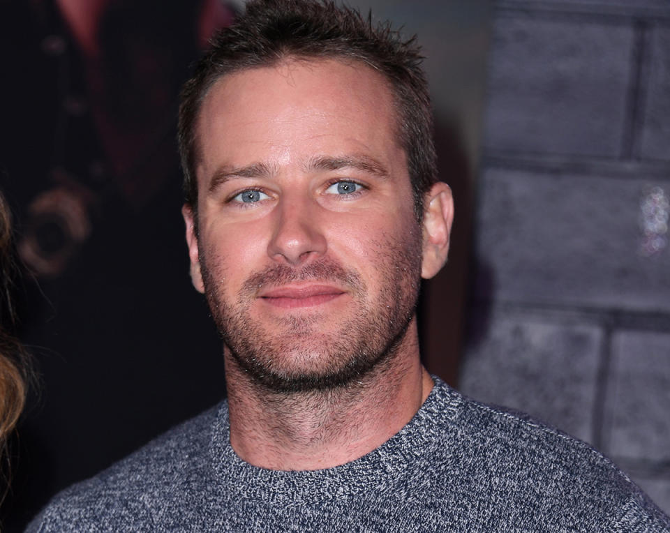 HOLLYWOOD, CALIFORNIA - 14 DE ENERO: Armie Hammer asiste al estreno de 