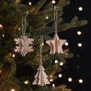 <p>Trim the tree with this affordable pack of three plywood tree decorations. With a glitter edge and thread for hanging on branches, they're at the top of our Christmas shopping list. Simple, yes, but oh-so stylish. </p><p><a class="link " href="https://go.redirectingat.com?id=127X1599956&url=https%3A%2F%2Fwww.diy.com%2Fdepartments%2Fnatural-silver-glitter-effect-star-snowflake-tree-decoration-set-of-3%2F5059340116341_BQ.prd&sref=https%3A%2F%2Fwww.housebeautiful.com%2Fuk%2Flifestyle%2Fshopping%2Fg34447972%2Fbandq-chrismas-range%2F" rel="nofollow noopener" target="_blank" data-ylk="slk:BUY NOW, £3;elm:context_link;itc:0;sec:content-canvas">BUY NOW, £3</a> </p><p><strong>READ MORE</strong>: <a href="https://www.housebeautiful.com/uk/decorate/display/g177/best-christmas-tree-baubles/" rel="nofollow noopener" target="_blank" data-ylk="slk:25 of the best Christmas baubles and tree decorations;elm:context_link;itc:0;sec:content-canvas" class="link ">25 of the best Christmas baubles and tree decorations</a></p>