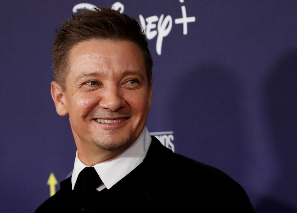 Actor Jeremy Renner arrives for the premiere of the television series Hawkeye at El Capitan theatre in Los Angeles, California, U.S. November, 17, 2021. REUTERS/Mario Anzuoni