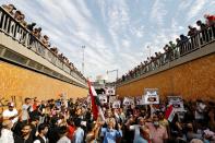 Iraqis take to the streets on protest anniversary