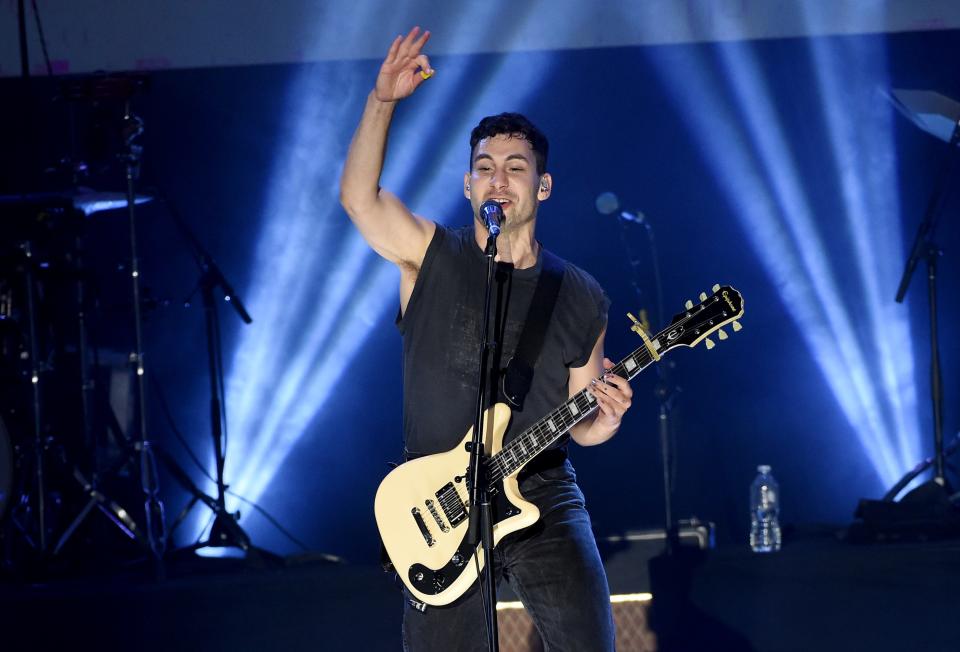 Jack Antonoff  of Bleachers performs onstage during MTV Fandom Fest at PETCO Park on July 21, 2017 in San Diego, California.