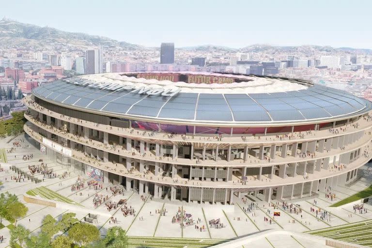 26/11/2021 Diseño del nuevo Camp Nou dentro del 'Espai Barça' DEPORTES FCB