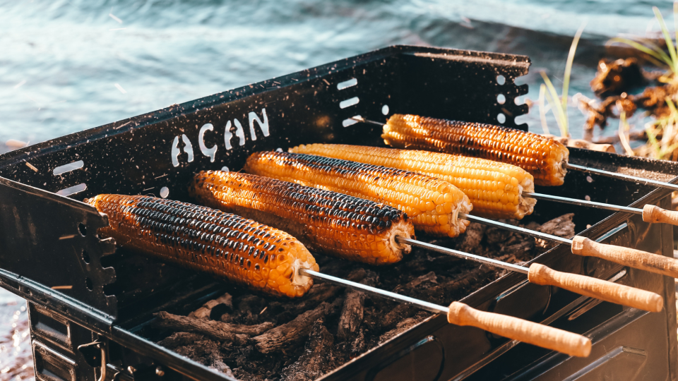 Image of BBQ corn on the cob