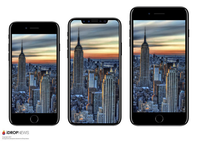 diepte comfort Encommium Side-by-side image claims the iPhone 8 will be bigger than the iPhone 7