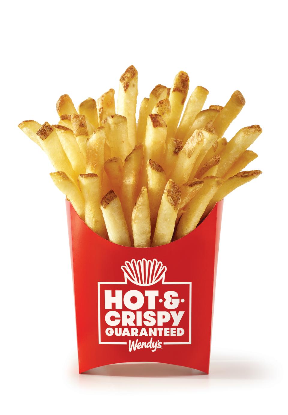 Wendy's new fry guarantee hot & crispy, or exchange them 'no questions