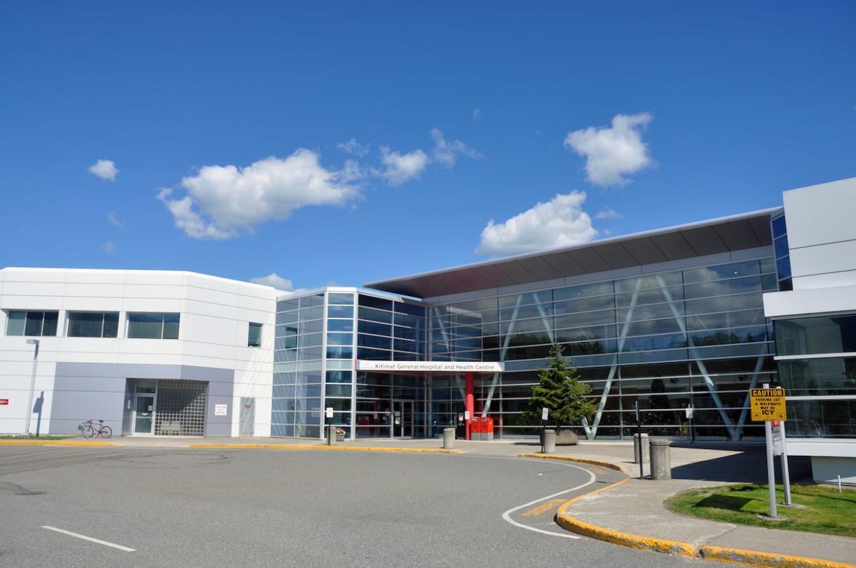 Kitimat General Hospital has no emergency department services available for the rest of the business week due to staffing shortages. (District of Kitimat - image credit)
