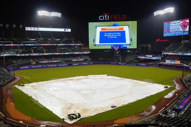 Mets beat Nationals on Mark Canha sacrifice fly after delay