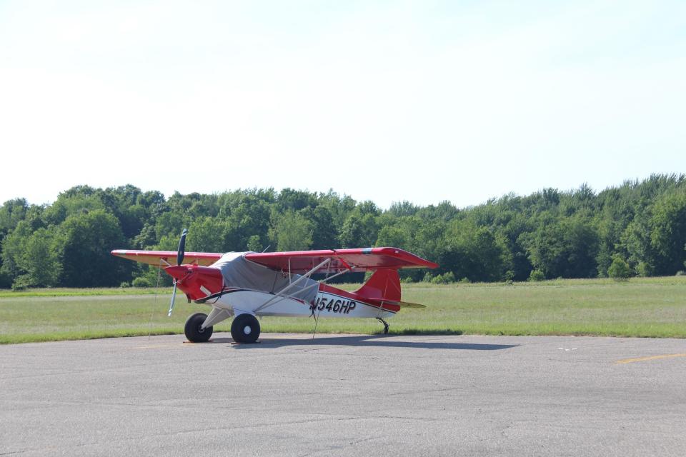 In this 2019 Sentinel file photo, an airplane is parked at Park Township Airport, located at 1269 Ottawa Beach Road. The Park Township Board is exploring how to move forward with the decision-making process over the future of the airport once the airport is closed for good later this year.