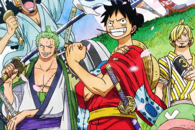 La versión animada de One Piece, disponible en Netflix y en Crunchyroll, cuenta con más de mil episodios