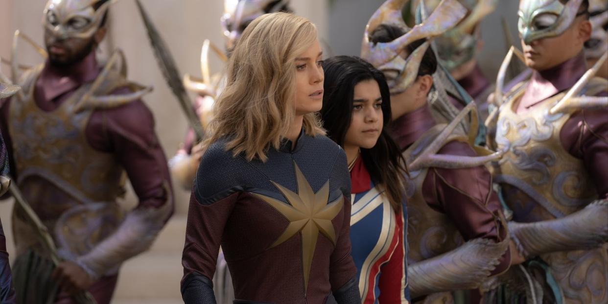 brie larson, iman vellani, the marvels