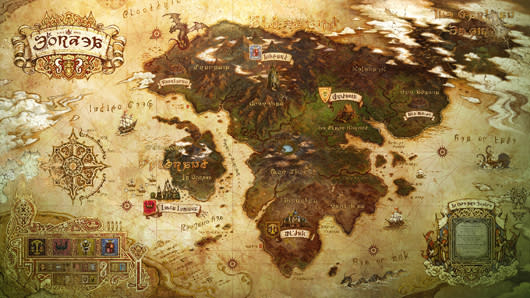 Map of Eorzea