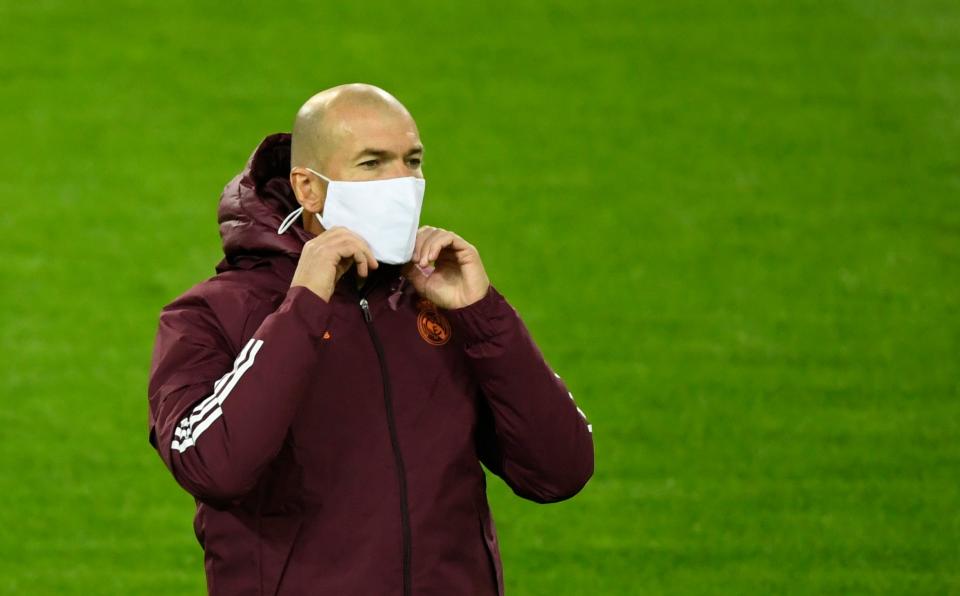 Zinedine Zidane has contracted coronavirus (Getty)