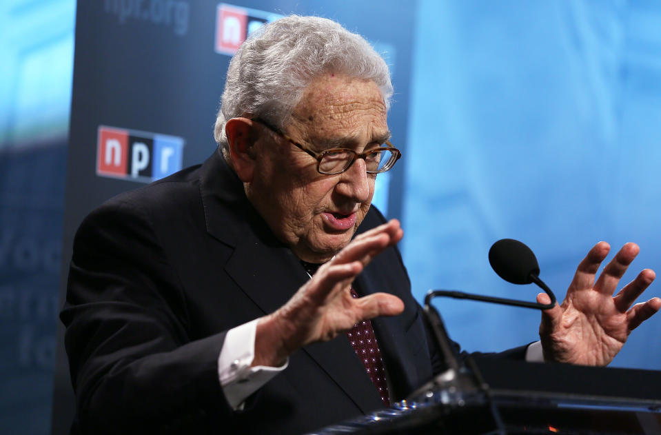 Henry Kissinger Gives Speech On China's New Leadership