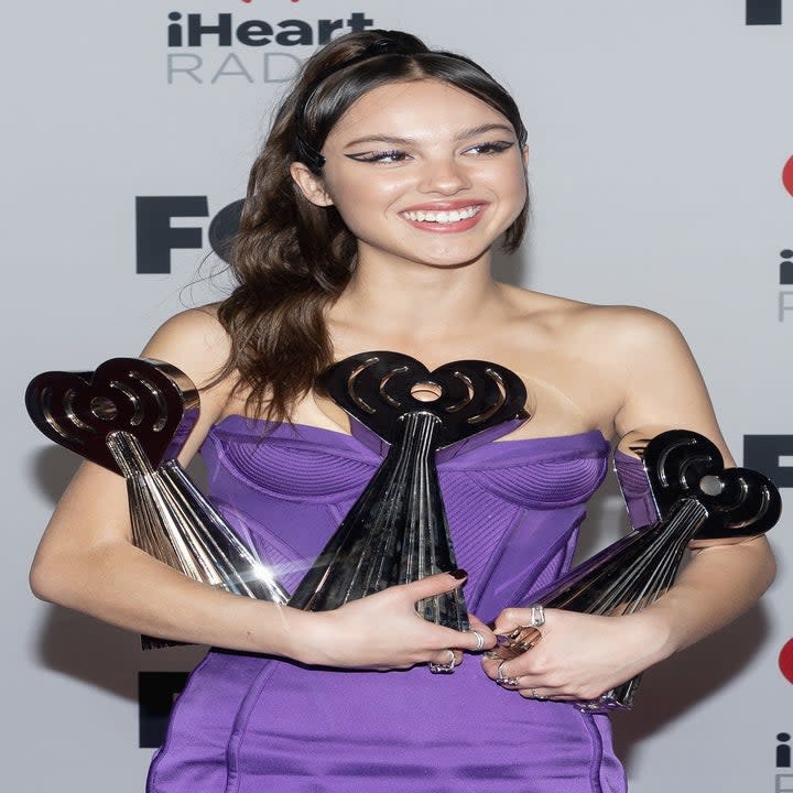 Olivia Rodrigo holds a bunch of awards