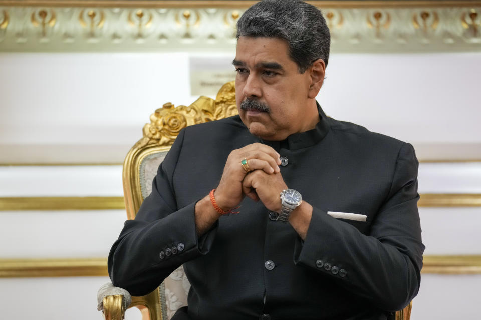 委內瑞拉總統馬杜洛（ Nicolas Maduro）下令關閉駐厄瓜多使館。（圖／美聯社）