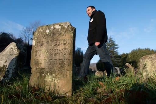 "The students don't know so much about Judaism even though many live close to the cemetery," said Lionel Godmet, a non-Jewish volunteer