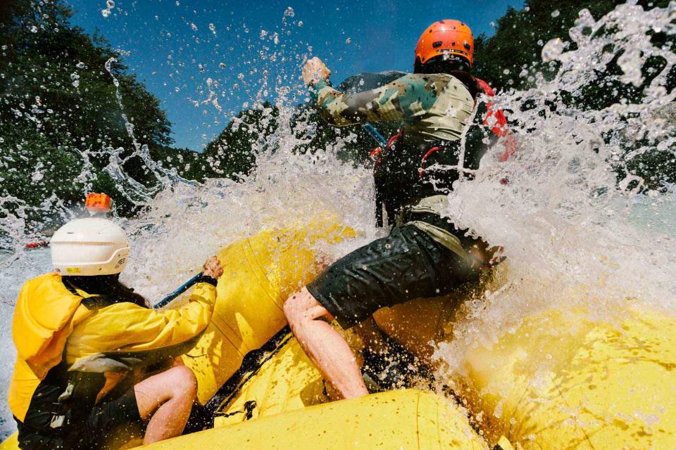 <p>Tom Parker</p> Rafters face Futaleufú’s seething rapids.