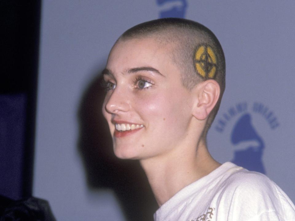 Sinéad O'Connor at the 31st Annual Grammy Awards on February 22, 1989 at Shrine Auditorium in Los Angeles, California.