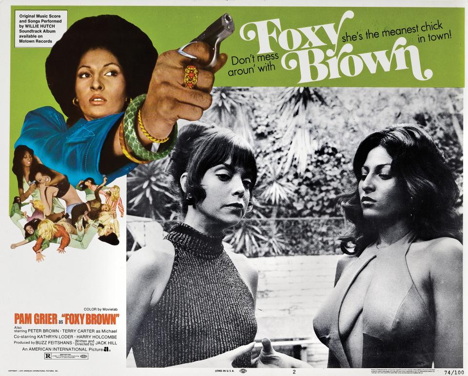 Juanita Brown and Pam Grier in 'Foxy Brown'