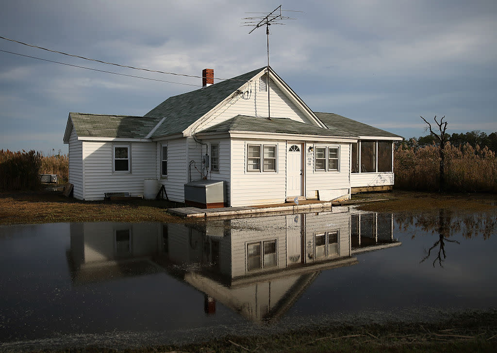 Rising Sea Levels Threatens Coast Of Maryland's Hoopers Island