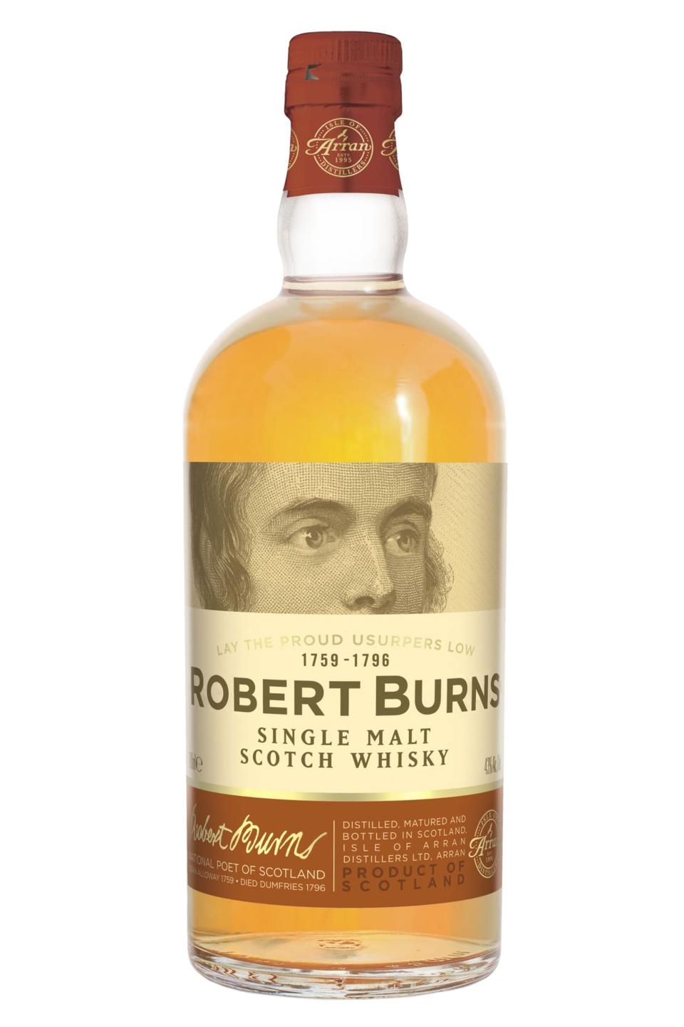 Arran Robert Burns Single Malt Scotch Whisky