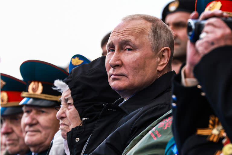 Vladimir Putin, en un acto en la Plaza Roja de Moscú. Photo: -/Kremlin/dpa