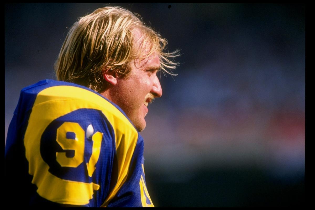 KEVIN GREENE  Los Angeles Rams 1989 Wilson Throwback NFL Football