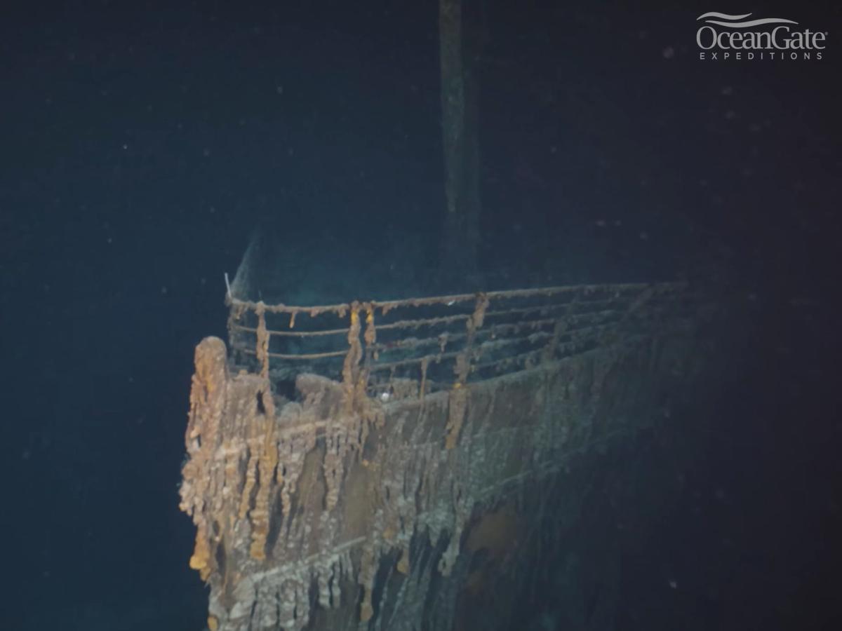 Les images de la plus haute qualité jamais réalisées sur le Titanic montrent des gros plans étonnants de l’épave sous-marine.  Regarde.