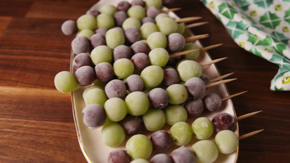 frozen grapesicles