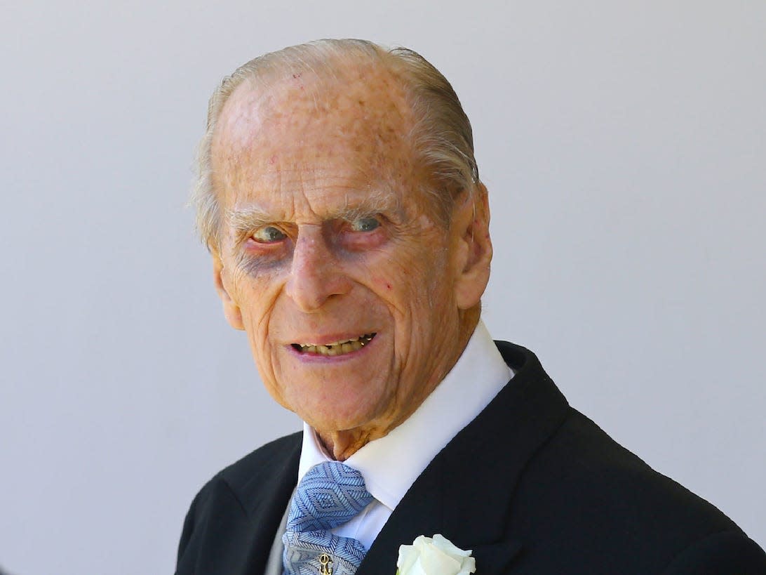 prince philip at sussex wedding