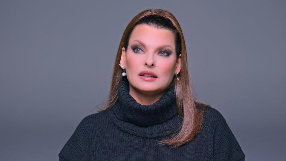 linda evangelista in the super models