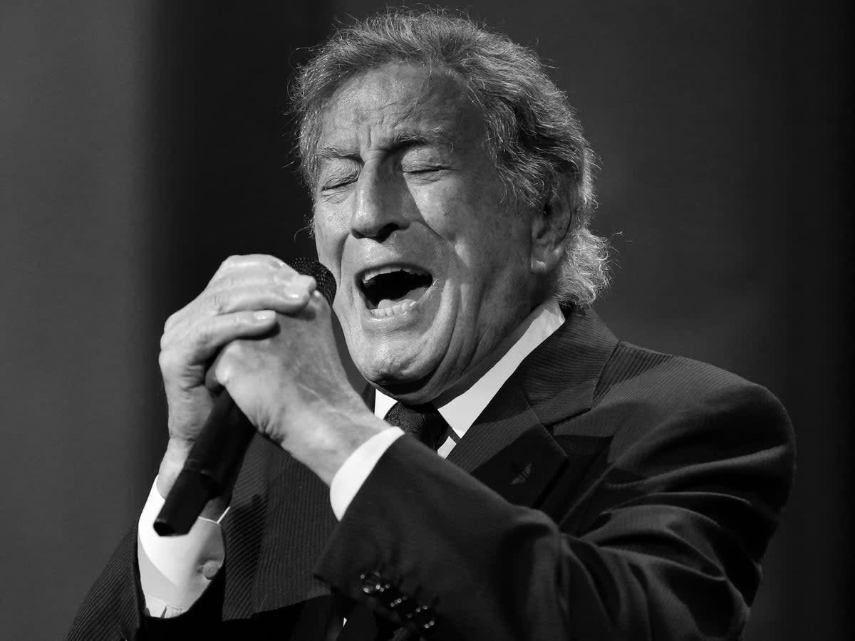 Tony Bennett worked with the likes of Amy Winehouse, Lady Gaga and Aretha Franklin  (Getty)